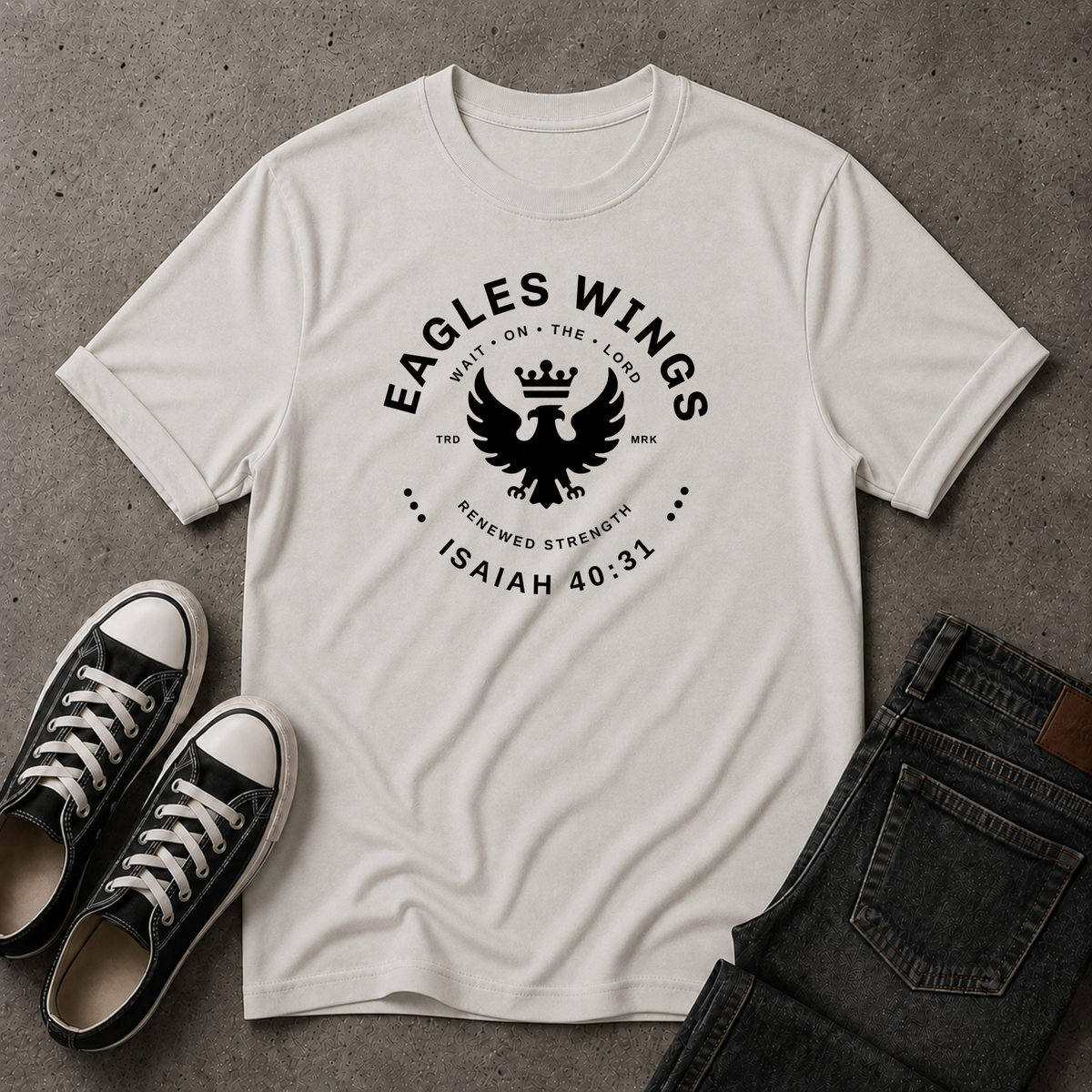 Eagles Wings Tee (Front Design)