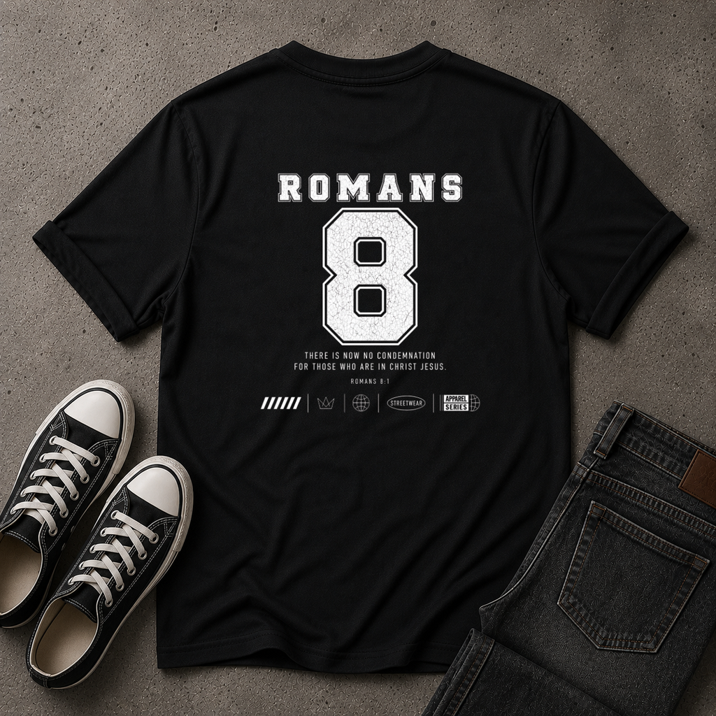 Romans 8:1 Christian T-Shirt