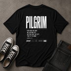 Pilgrim Christian T-Shirt – Hebrews 13:14 Scripture Tee (BACK DESIGN)