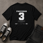 Proverbs 3 Christian T-Shirt - Trust In The Lord (BACK DESIGN)