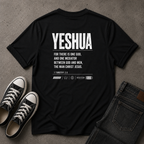 Yeshua Christian T-Shirt – 1 Timothy 2:5 Scripture Tee (BACK DESIGN)