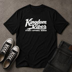 Kingdom Vibes T-Shirt | Christian Streetwear Logo Tee (FRONT DESIGN)
