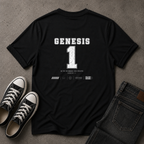 Genesis 1:1 T-Shirt | In The Beginning Christian Tee (BACK DESIGN)