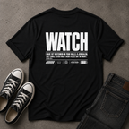 Watch Christian T-Shirt – Isaiah 62:6 Watchman Scripture Tee (BACK DESIGN)