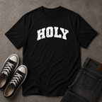 Holy Christian T-Shirt – Distressed Christian Streetwear Tee (FRONT DESIGN)