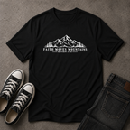 Faith Moves Mountains T-Shirt | Matthew 17:20 Christian Tee (FRONT DESIGN)