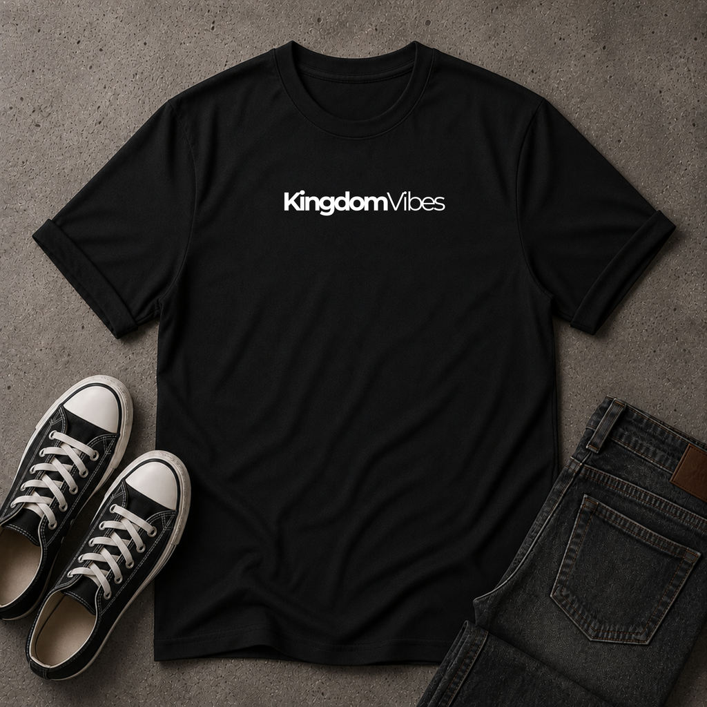 Kingdom Vibes Classic T-Shirt – Christian Streetwear Tee (FRONT DESIGN)