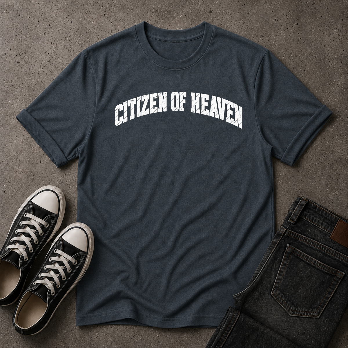 Citizen of Heaven Christian T-Shirt – Kingdom Streetwear Tee (FRONT DESIGN)