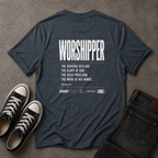 Worshipper Christian T-Shirt – Psalm 19:1 Worship Tee (BACK DESIGN)