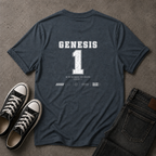 Genesis 1:1 T-Shirt | In The Beginning Christian Tee (BACK DESIGN)
