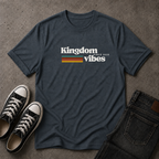 Kingdom Vibes Retro T-Shirt – Christian Streetwear Tee (FRONT DESIGN)