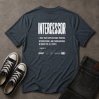 Intercessor Christian T-Shirt – 1 Timothy 2:1 Prayer Tee (BACK DESIGN)