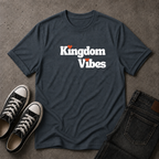 Kingdom Vibes Heart Logo T-Shirt – Christian Streetwear Tee (FRONT DESIGN)