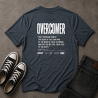 Overcomer Revelation 12:11 Christian T-Shirt – Bible Verse Tee (BACK DESIGN)