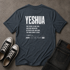 Yeshua Christian T-Shirt – 1 Timothy 2:5 Scripture Tee (BACK DESIGN)