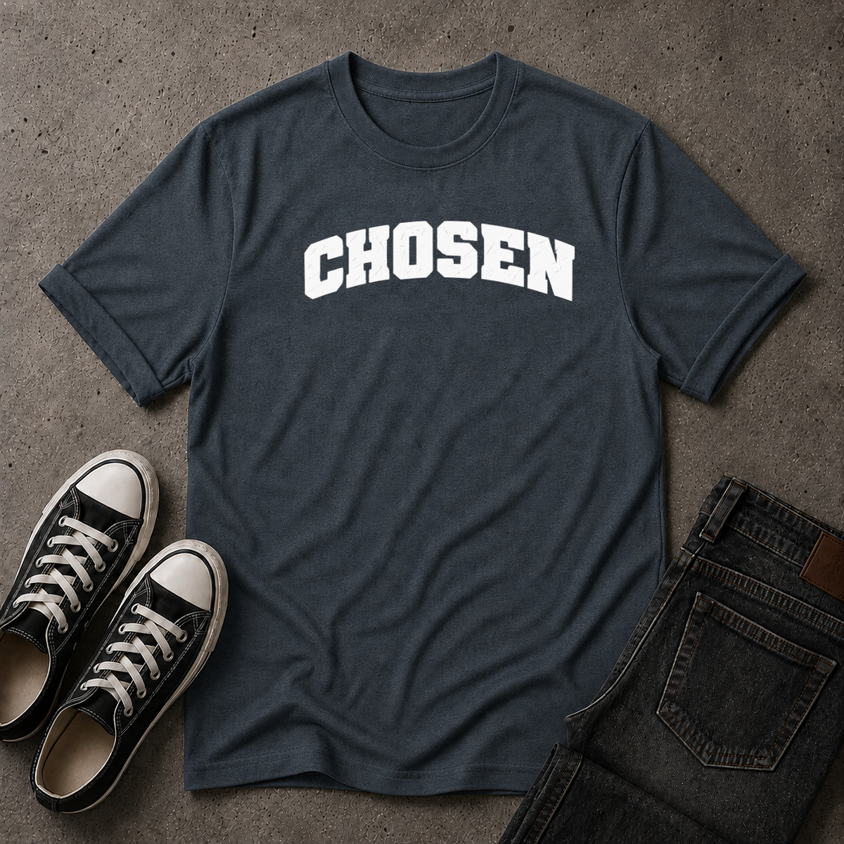 Chosen Christian Tee – Chosen by God Faith Tee (FRONT DESIGN)