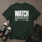 Watch Christian T-Shirt – Isaiah 62:6 Watchman Scripture Tee (BACK DESIGN)
