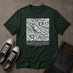 Look at the Birds Christian T-Shirt – Matthew 6:26 Scripture Tee (FRONT DESIGN)