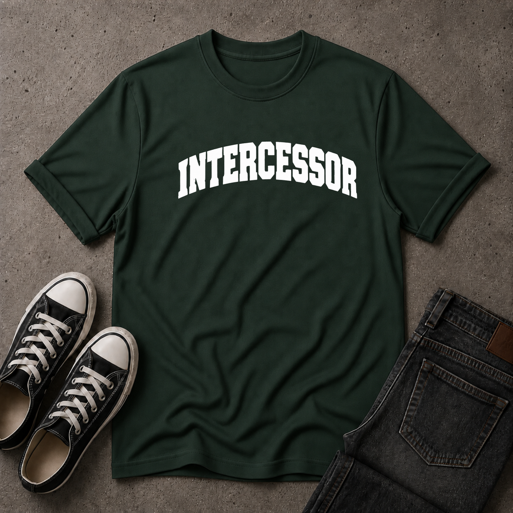 Intercessor Christian T-Shirt – Prayer Ministry Faith Tee (FRONT DESIGN)