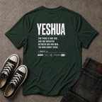 Yeshua Christian T-Shirt – 1 Timothy 2:5 Scripture Tee (BACK DESIGN)
