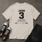 John 3:16 Christian T-Shirt – For God So Loved the World (BACK DESIGN)