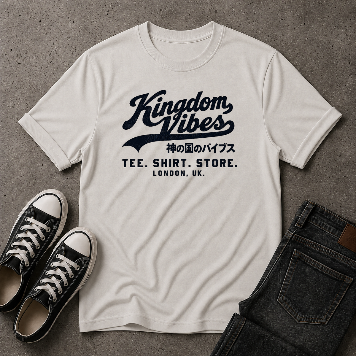 Kingdom Vibes Christian Streetwear T-Shirt – (FRONT DESIGN)
