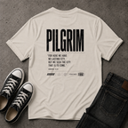 Pilgrim Christian T-Shirt – Hebrews 13:14 Scripture Tee (BACK DESIGN)