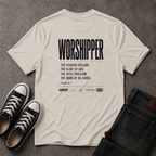 Worshipper Christian T-Shirt – Psalm 19:1 Worship Tee (BACK DESIGN)