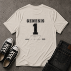 Genesis 1:1 T-Shirt | In The Beginning Christian Tee (BACK DESIGN)