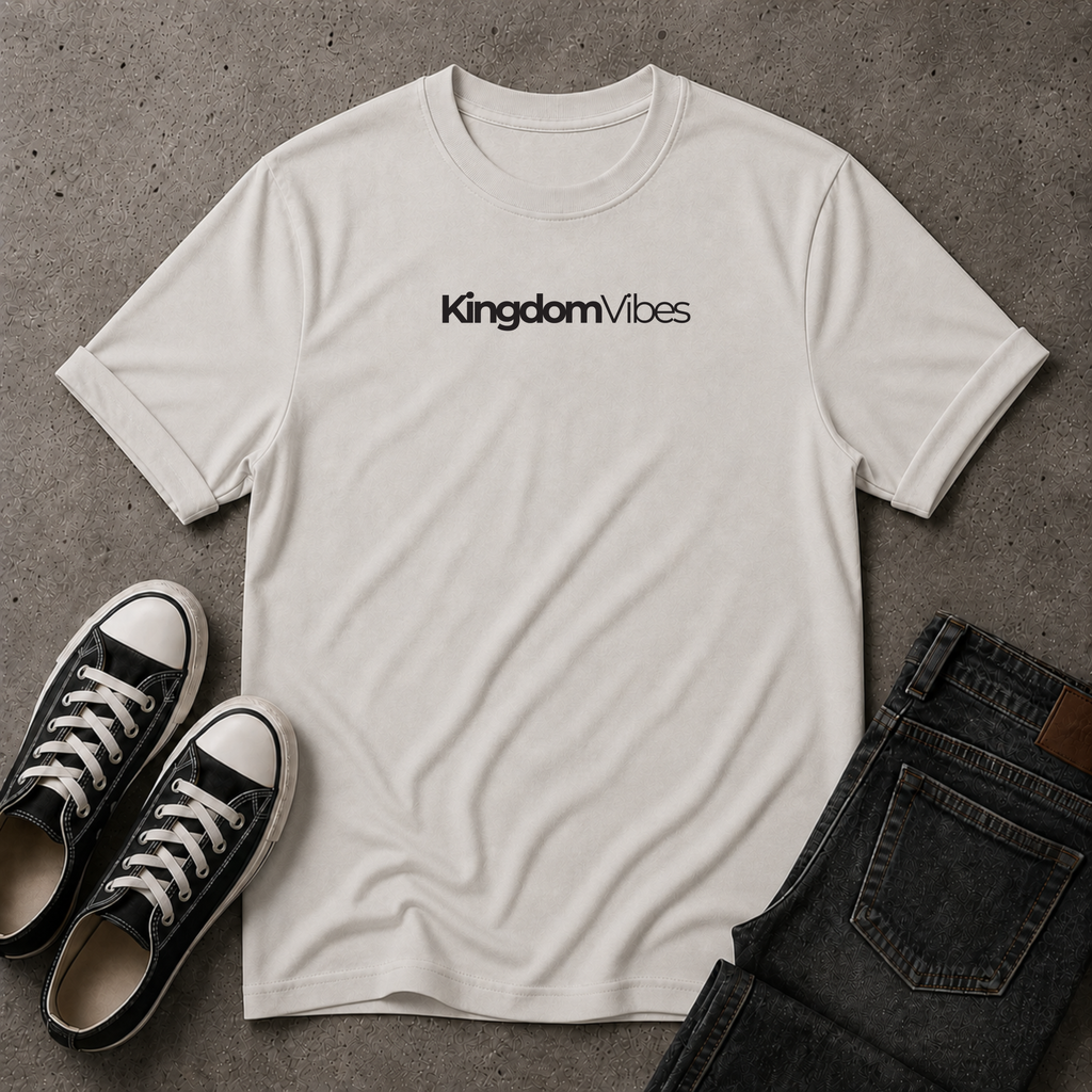 Kingdom Vibes Classic T-Shirt – Christian Streetwear Tee (FRONT DESIGN)