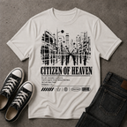 Citizen of Heaven Christian T-Shirt – Philippians 3:20 (BIG FRONT DESIGN)