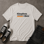 Kingdom Vibes Retro T-Shirt – Christian Streetwear Tee (FRONT DESIGN)