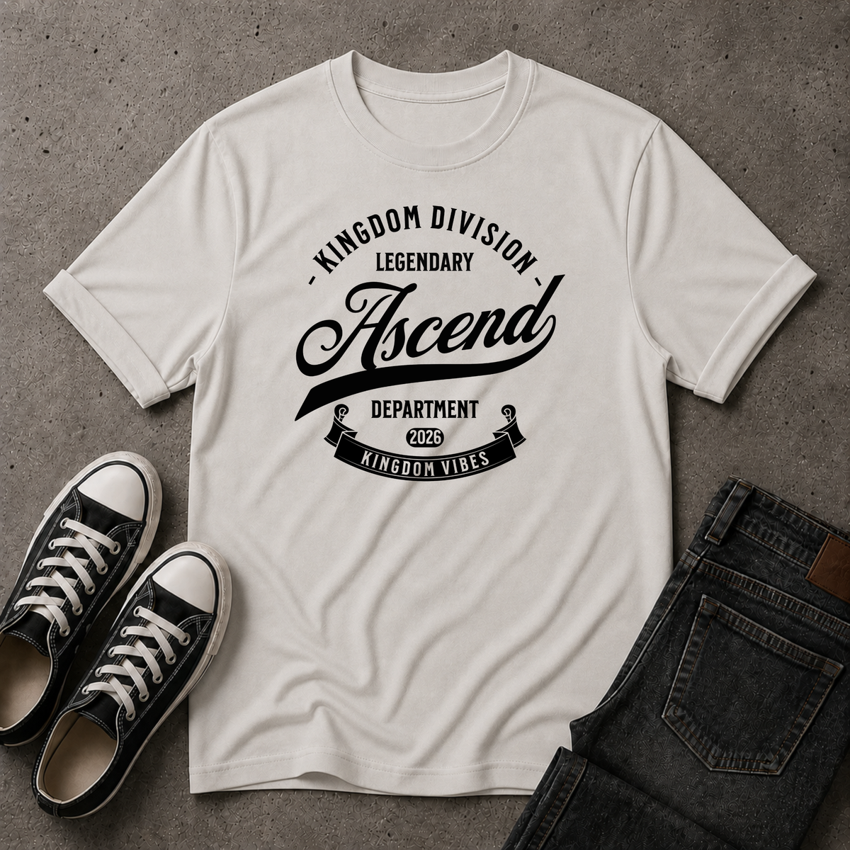 Kingdom Division Faith Streetwear T Shirt (FRONT DESIGN)