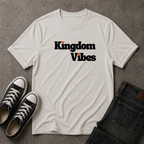Kingdom Vibes Heart Logo T-Shirt – Christian Streetwear Tee (FRONT DESIGN)