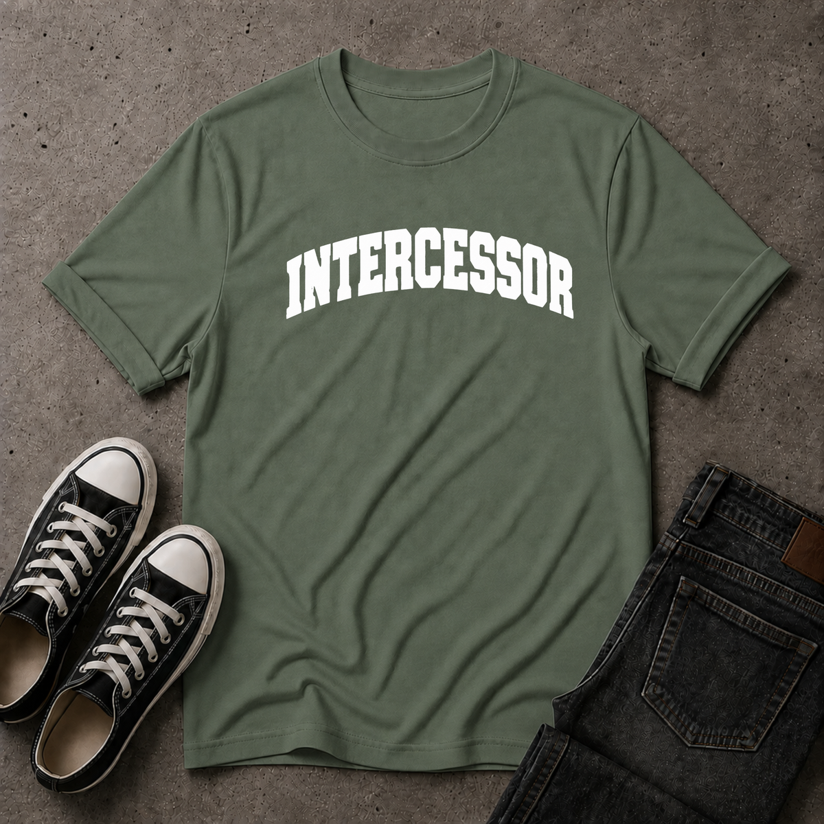 Intercessor Christian T-Shirt – Prayer Ministry Faith Tee (FRONT DESIGN)
