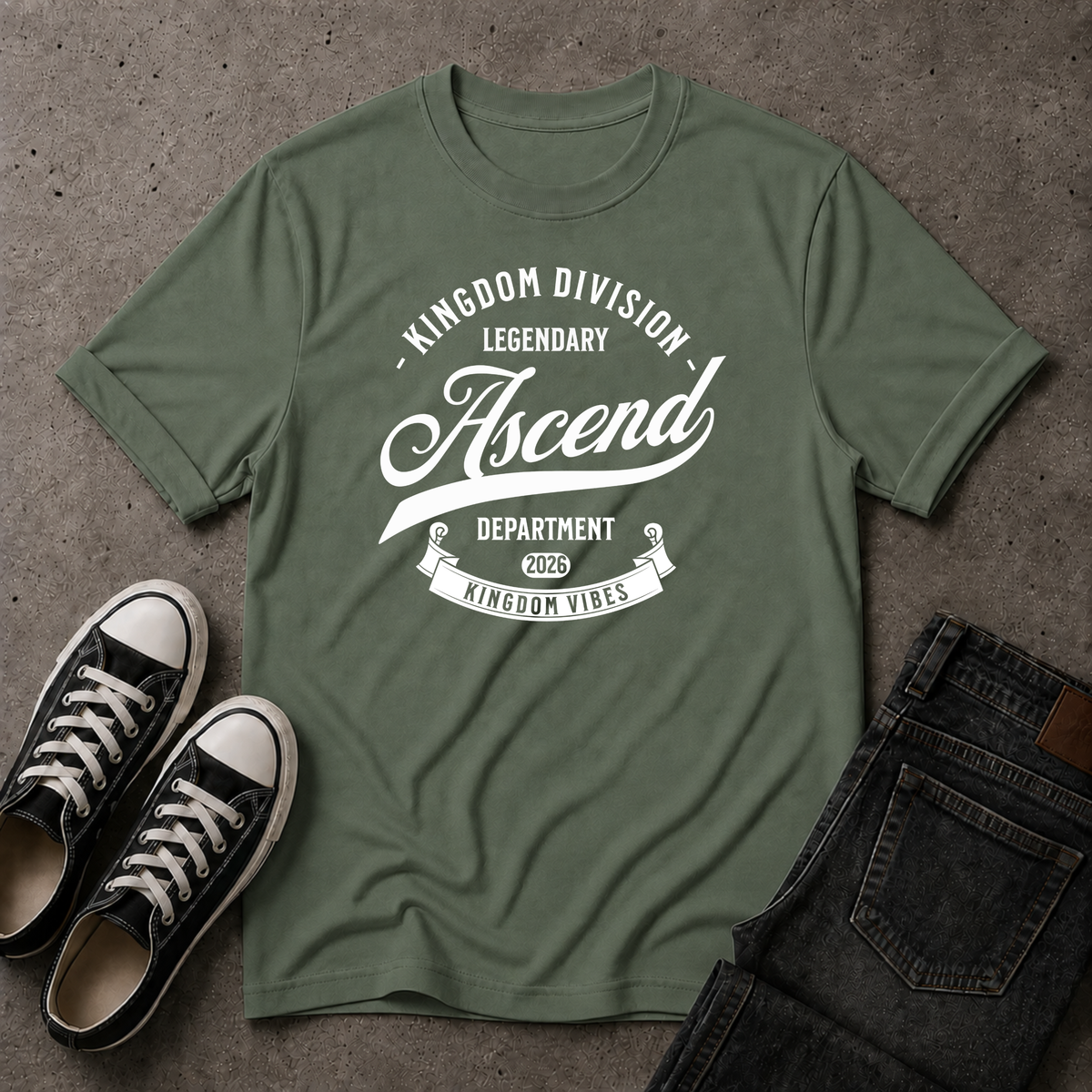 Kingdom Division Faith Streetwear T Shirt (FRONT DESIGN)