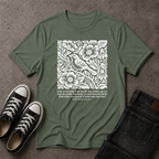 Look at the Birds Christian T-Shirt – Matthew 6:26 Scripture Tee (FRONT DESIGN)