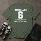 Ephesians 6 Christian T-Shirt – Armour of God – (BACK DESIGN)