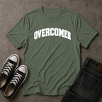 Overcomer Christian T-Shirt – Faith & Victory Tee (FRONT DESIGN)