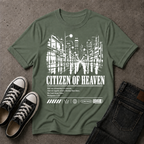 Citizen of Heaven Christian T-Shirt – Philippians 3:20 (BIG FRONT DESIGN)
