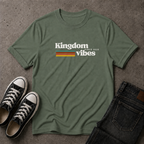 Kingdom Vibes Retro T-Shirt – Christian Streetwear Tee (FRONT DESIGN)