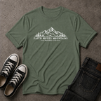 Faith Moves Mountains T-Shirt | Matthew 17:20 Christian Tee (FRONT DESIGN)