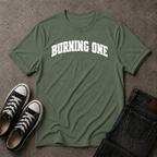 Burning One Christian T-Shirt – Christian Streetwear Tee (FRONT DESIGN)
