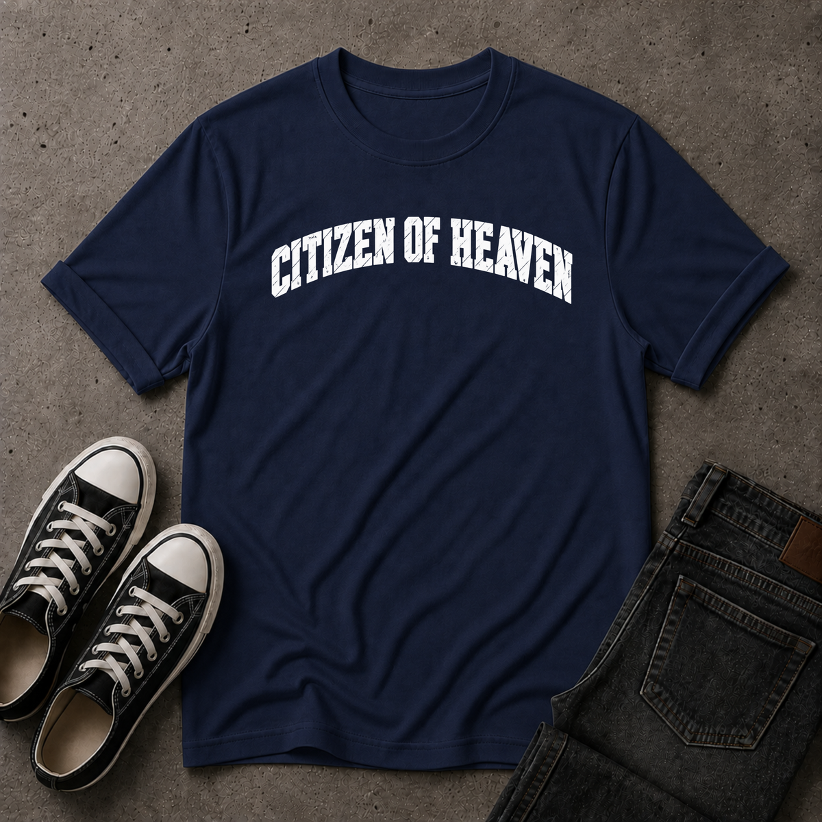 Citizen of Heaven Christian T-Shirt – Kingdom Streetwear Tee (FRONT DESIGN)