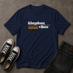 Kingdom Vibes Retro T-Shirt – Christian Streetwear Tee (FRONT DESIGN)