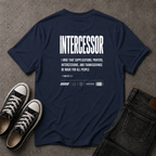 Intercessor Christian T-Shirt – 1 Timothy 2:1 Prayer Tee (BACK DESIGN)
