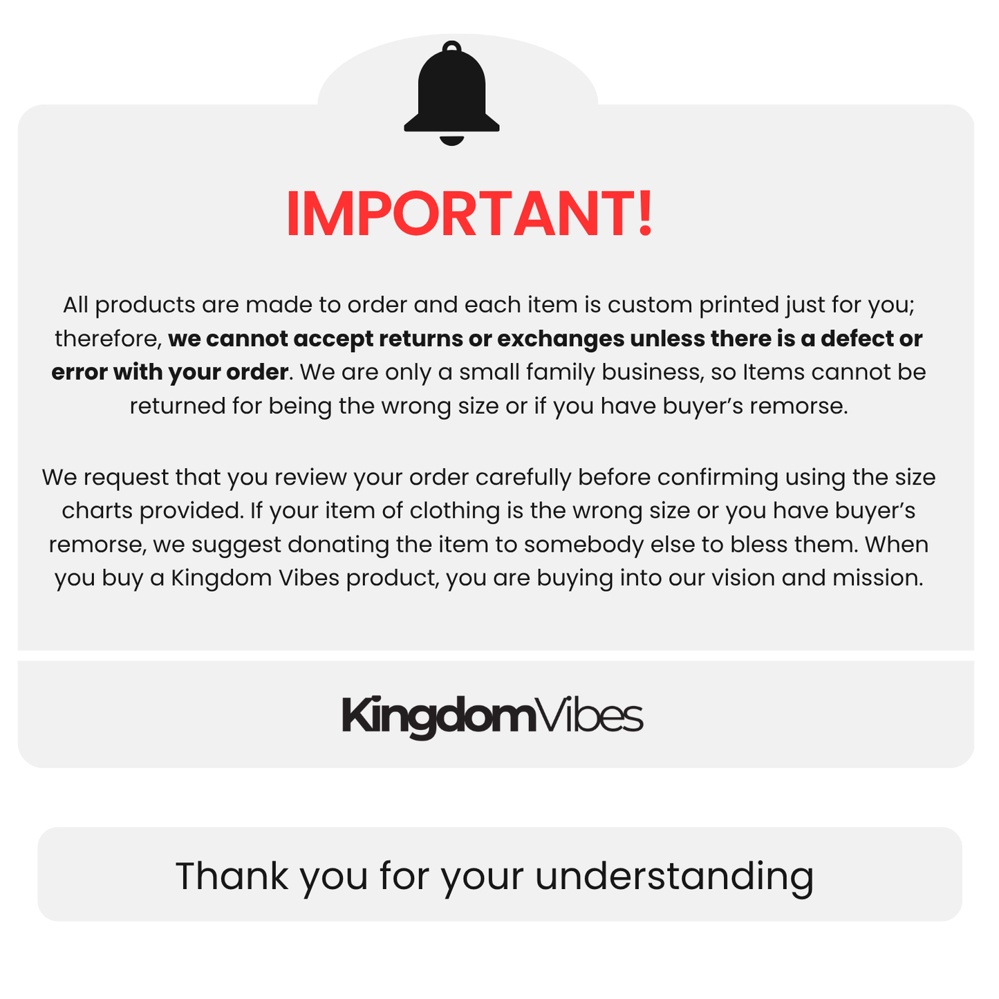 "A Kingdom That Cannot be Shaken" Tee