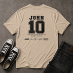 John 10:10 Christian T-Shirt – Life to the Full – (BACK DESIGN)