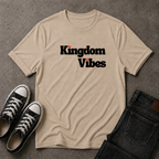Kingdom Vibes Heart Logo T-Shirt – Christian Streetwear Tee (FRONT DESIGN)