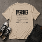 Overcomer Revelation 12:11 Christian T-Shirt – Bible Verse Tee (BACK DESIGN)